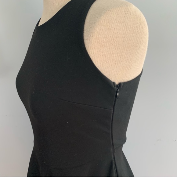 Francesca’s black tank dress LBD cross-back, fit n flare skater skirt & pockets! - Picture 4 of 7